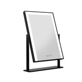 Embellir Makeup Mirror 25x30cm with Led light Lighted Standing Mirrors Black