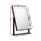 Embellir Makeup Mirror Hollywood with Light Round 360� Rotation Tabletop 12