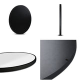 Embellir Wall Mirror Makeup 50cm Home Decor Framed Mirrors Bathroom Round Black