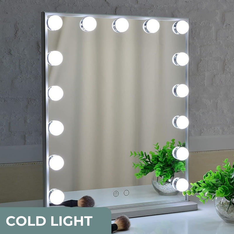 GOMINIMO Hollywood Mirror 15 LED 512*420mm Vertical GO-HW-100-JR