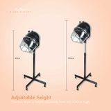 Free Standing Hair Dryer Hood Bonnet Hairdryer Height Adjustable Salon Equipment