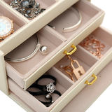 Jewellery Storage Box Girls Rings Necklaces Display Organiser Storage Case